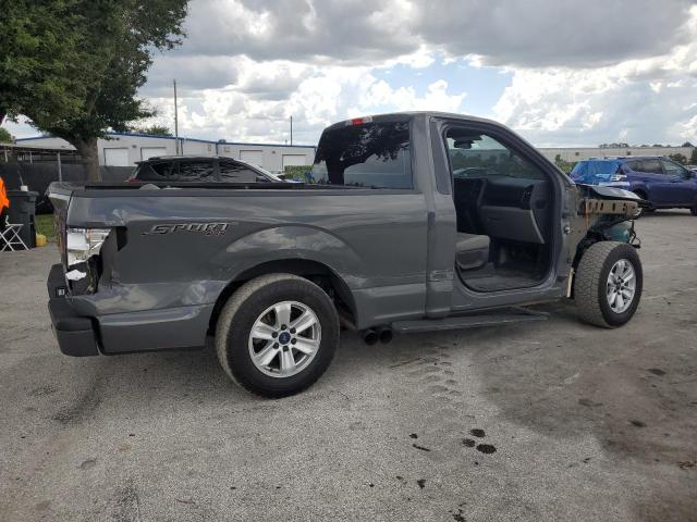 1FTMF1EP9JFB79259 - 2018 FORD F150 GRAY photo 3