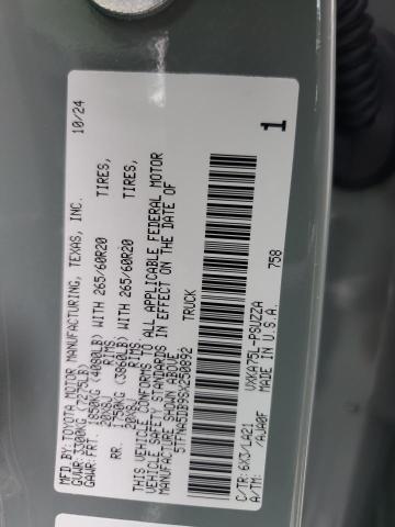 5TFNA5DB9SX250892 - 2025 TOYOTA TUNDRA CREWMAX PLATINUM GRAY photo 12