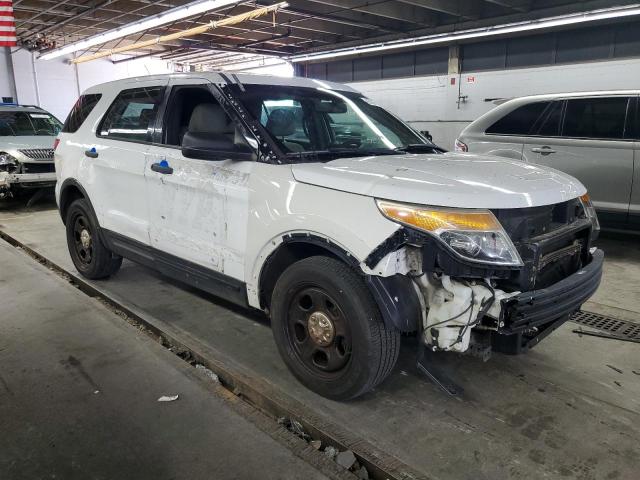 1FM5K8AR5FGB03230 - 2015 FORD EXPLORER POLICE INTERCEPTOR თეთრი ფოტო 4