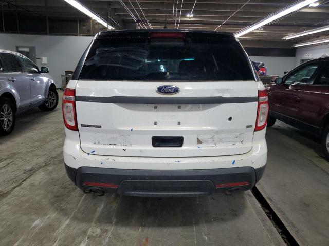 1FM5K8AR5FGB03230 - 2015 FORD EXPLORER POLICE INTERCEPTOR თეთრი ფოტო 6