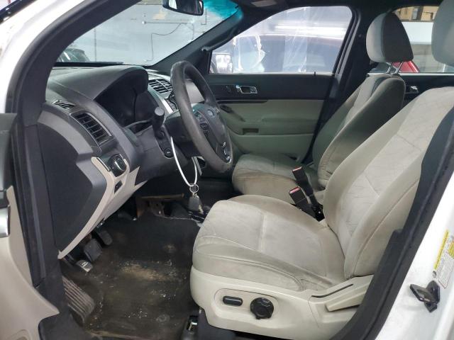 1FM5K8AR5FGB03230 - 2015 FORD EXPLORER POLICE INTERCEPTOR თეთრი ფოტო 7