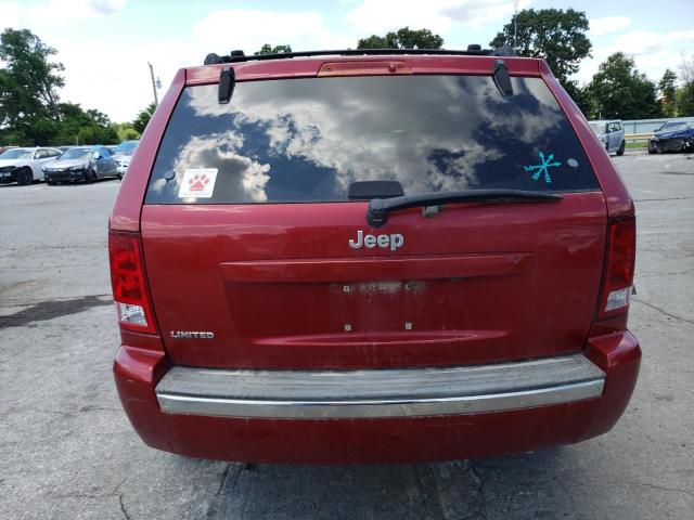 1J4HS58N56C312343 - 2006 JEEP GRAND CHER LIMITED MAROON photo 6