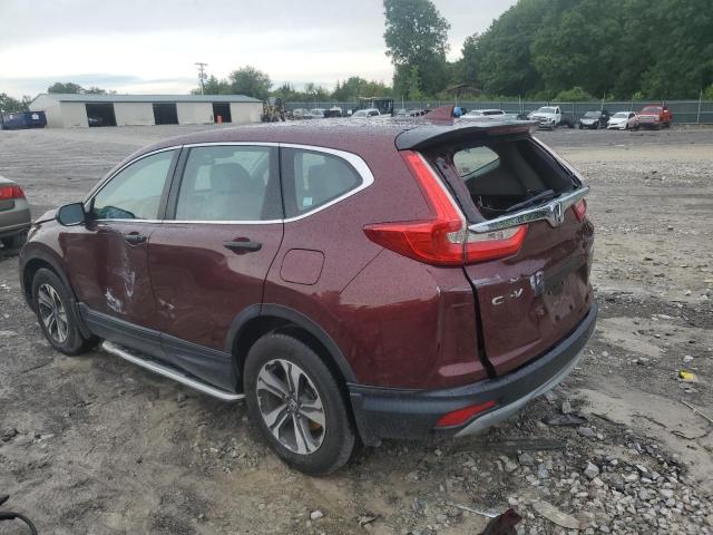 5J6RW6H38HL002963 - 2017 HONDA CR-V LX MAROON photo 2