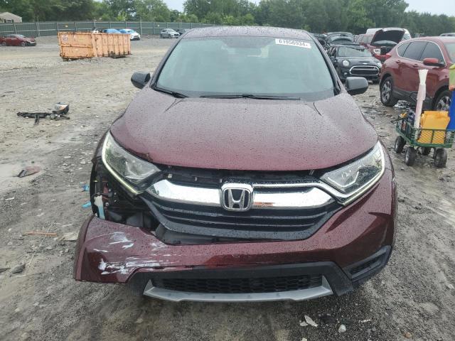 5J6RW6H38HL002963 - 2017 HONDA CR-V LX MAROON photo 5