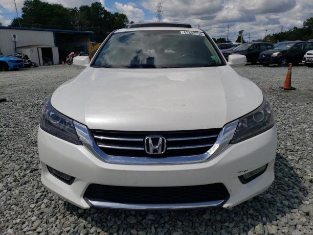 1HGCR3F85EA006042 - 2014 HONDA ACCORD EXL WHITE photo 5