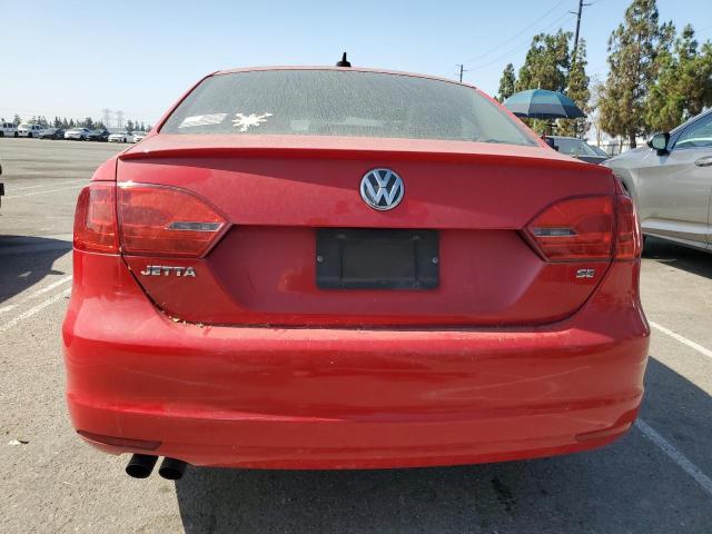 3VWD17AJ9EM219832 - 2014 VOLKSWAGEN JETTA SE RED photo 6