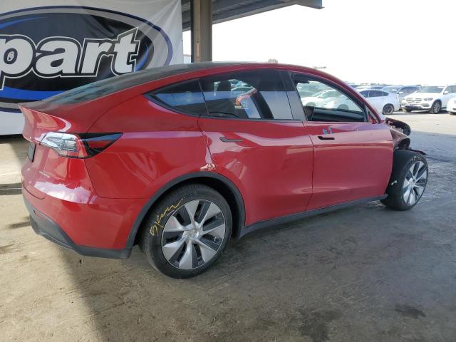 7SAYGDEE2NF403175 - 2022 TESLA MODEL Y 红色 照片 3