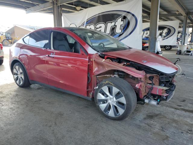7SAYGDEE2NF403175 - 2022 TESLA MODEL Y 红色 照片 4