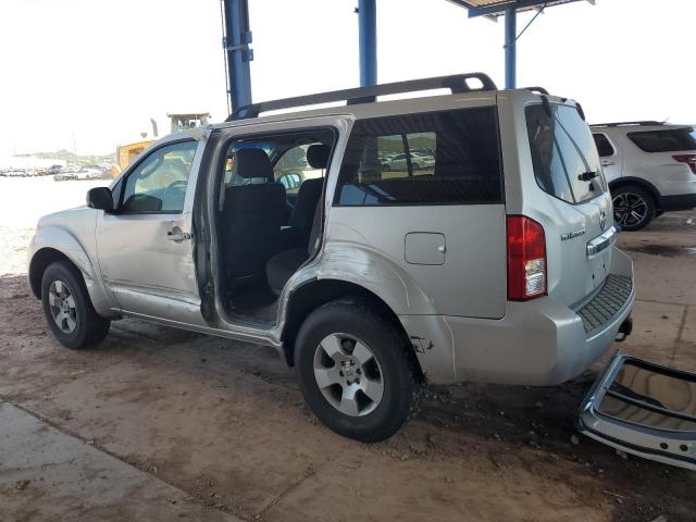 5N1AR18U88C623668 - 2008 NISSAN PATHFINDER S ვერცხლისფერი ფოტო 2