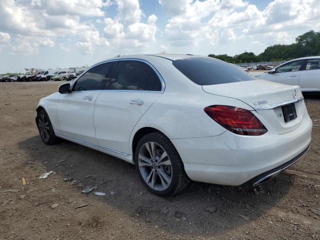 55SWF8EB5KU302579 - 2019 MERCEDES-BENZ C 300 4MATIC WHITE photo 2