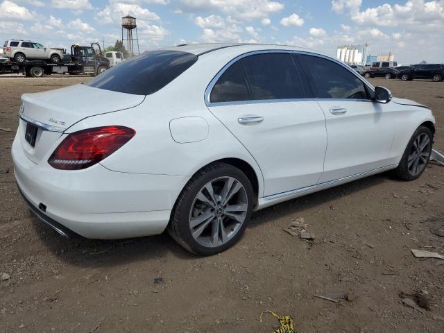 55SWF8EB5KU302579 - 2019 MERCEDES-BENZ C 300 4MATIC WHITE photo 3