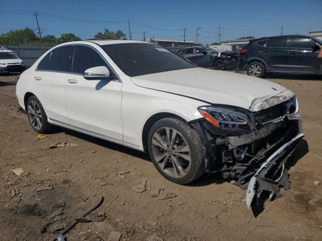 55SWF8EB5KU302579 - 2019 MERCEDES-BENZ C 300 4MATIC WHITE photo 4