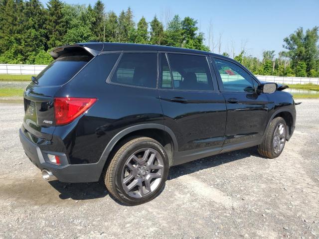 5FNYF8H59PB014622 - 2023 HONDA PASSPORT EXL Siyah fotoğraf 3