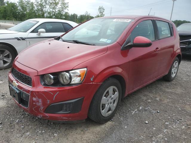 1G1JA6SH1E4233255 - 2014 CHEVROLET SONIC LS RED photo 1