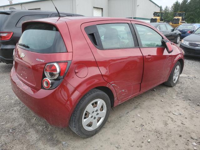 1G1JA6SH1E4233255 - 2014 CHEVROLET SONIC LS RED photo 3