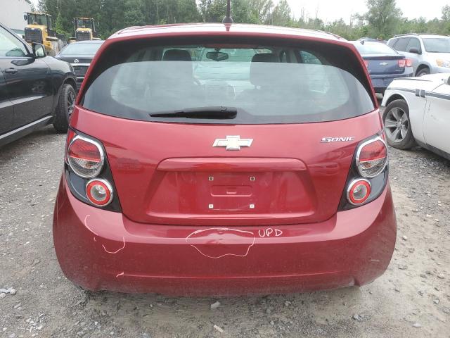 1G1JA6SH1E4233255 - 2014 CHEVROLET SONIC LS RED photo 6