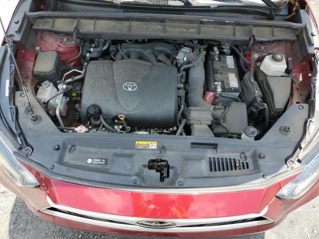 5TDGZRBH2MS084949 - 2021 TOYOTA HIGHLANDER XLE RED photo 12