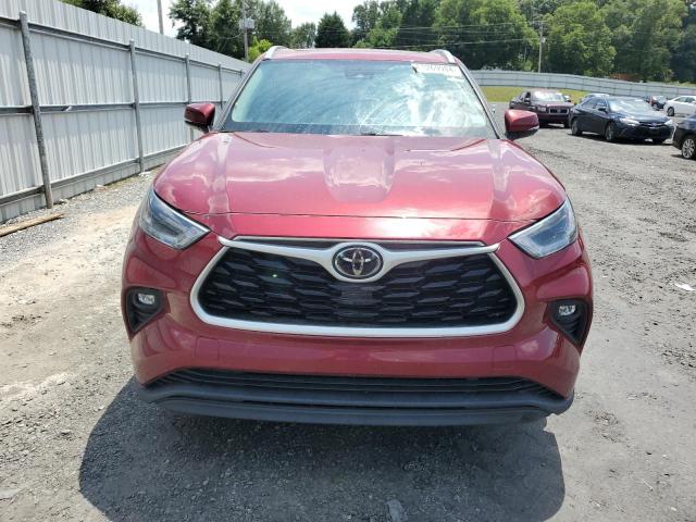 5TDGZRBH2MS084949 - 2021 TOYOTA HIGHLANDER XLE RED photo 5