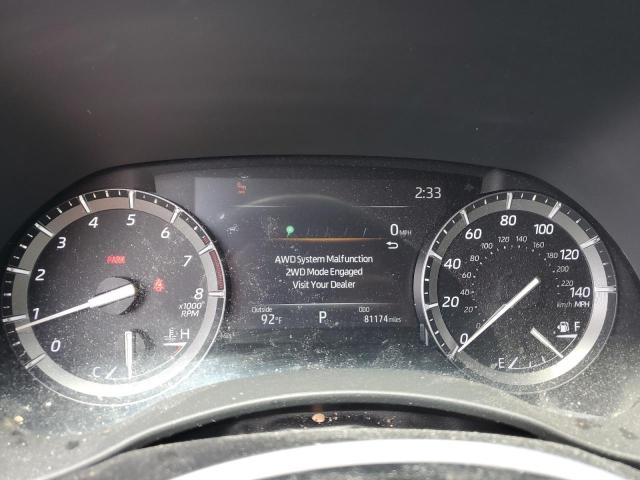 5TDGZRBH2MS084949 - 2021 TOYOTA HIGHLANDER XLE RED photo 9