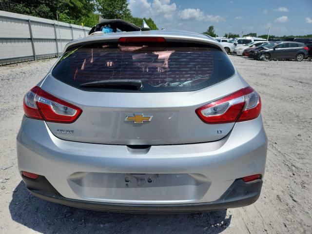 3G1BE6SM4JS610256 - 2018 CHEVROLET CRUZE LT SILVER photo 6