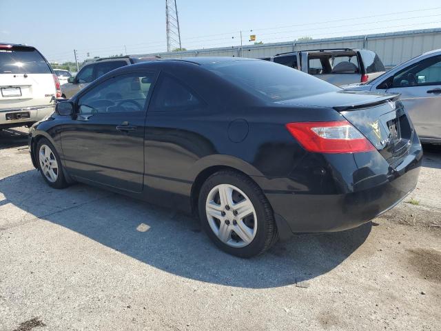 2HGFG12669H526205 - 2009 HONDA CIVIC LX BLACK photo 2