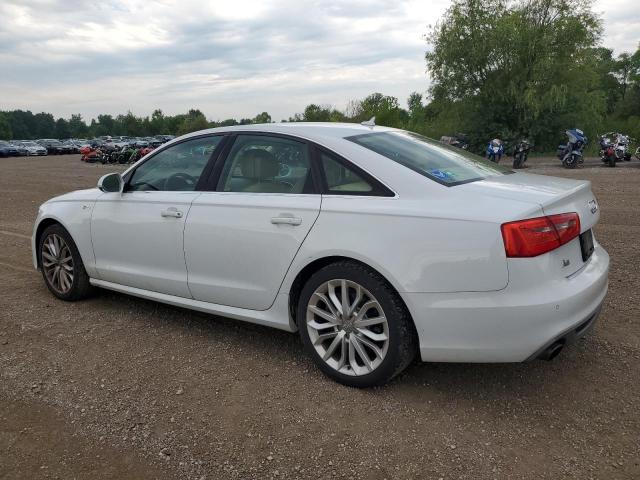 WAUHGAFC9EN017151 - 2014 AUDI A6 PRESTIGE WHITE photo 2