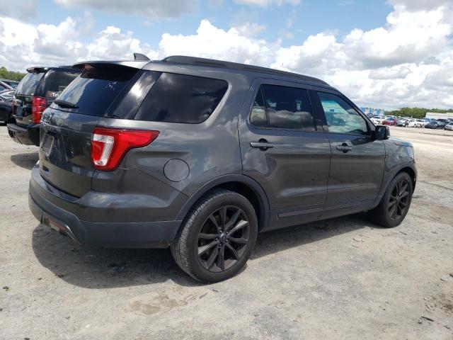 1FM5K7D85HGA07937 - 2017 FORD EXPLORER XLT GRAY photo 3