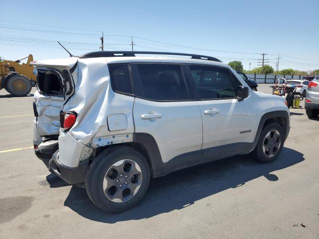ZACCJAAT6GPD86551 - 2016 JEEP RENEGADE SPORT SILVER photo 3