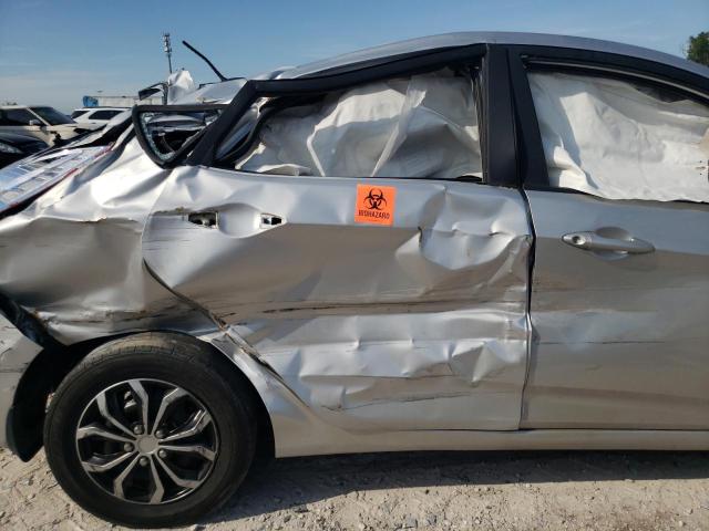 KMHCT5AE3DU081887 - 2013 HYUNDAI ACCENT GLS SILVER photo 10