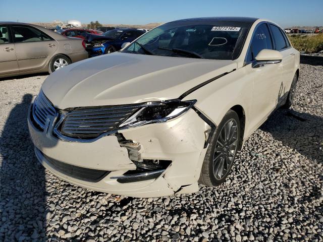 3LN6L2LUXGR603023 - 2016 LINCOLN MKZ AWD HYBRID CREAM photo 2