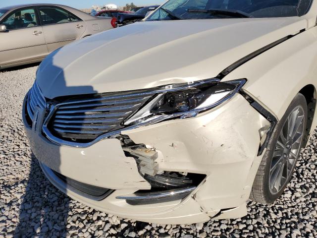 3LN6L2LUXGR603023 - 2016 LINCOLN MKZ AWD HYBRID CREAM photo 9