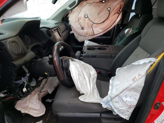 5TFRM5F13GX098824 - 2016 TOYOTA TUNDRA DOUBLE CAB SR/SR5 RED photo 7