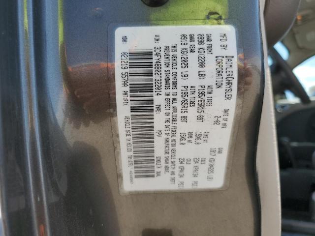 3C4FY48B02T322014 - 2002 CHRYSLER PT CRUISER CLASSIC 棕色 照片 12