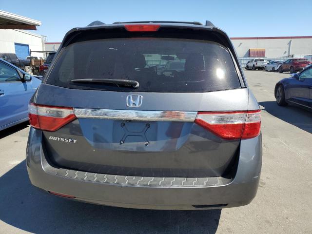 5FNRL5H62DB065671 - 2013 HONDA ODYSSEY EXL GRAY photo 6