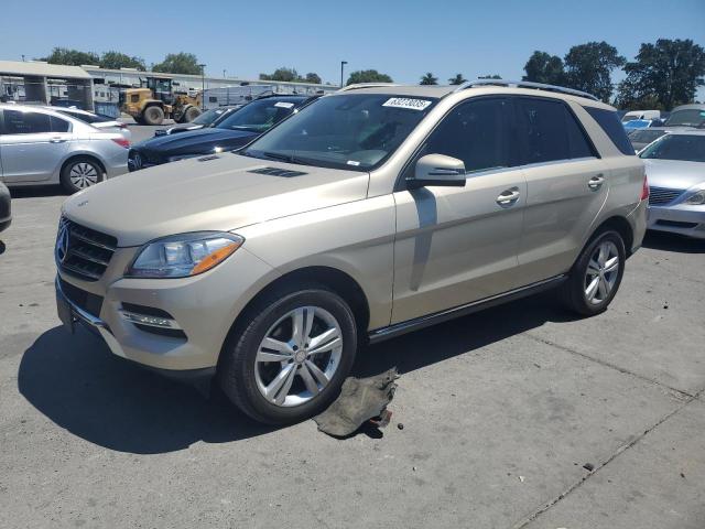 4JGDA5HB1DA123027 - 2013 MERCEDES-BENZ ML 350 4MATIC GOLD photo 1