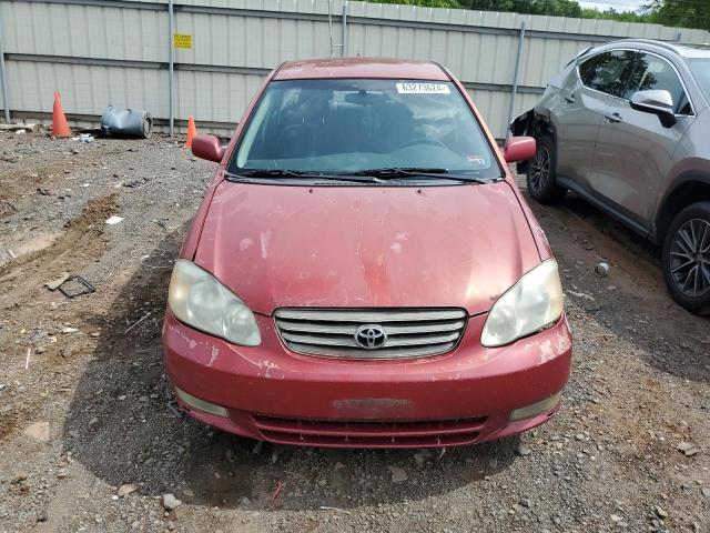 2T1BR32E14C246740 - 2004 TOYOTA COROLLA CE RED photo 5