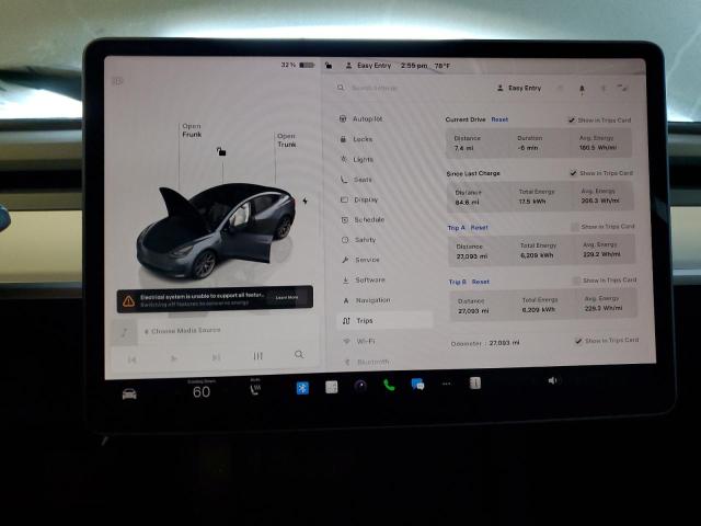 5YJ3E1EA9PF623599 - 2023 TESLA MODEL 3 GRAY photo 9