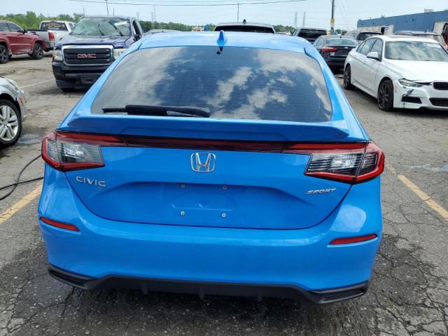 19XFL2G84PE017457 - 2023 HONDA CIVIC SPORT BLUE photo 6