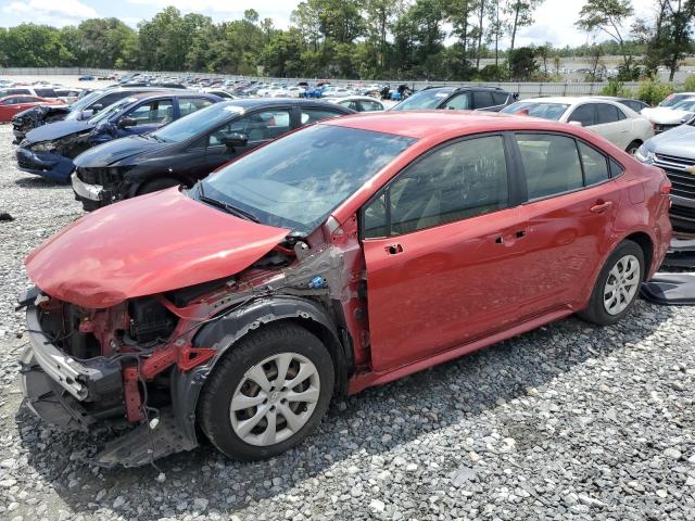 JTDEPMAE3MJ154771 - 2021 TOYOTA COROLLA LE RED photo 1