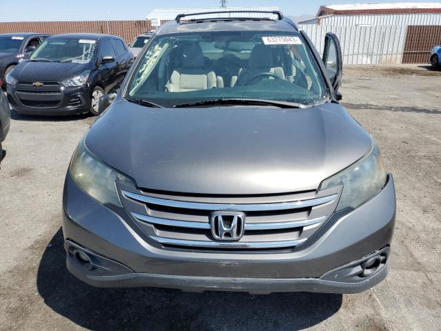 2HKRM3H72EH504946 - 2014 HONDA CR-V EXL GRAY photo 5