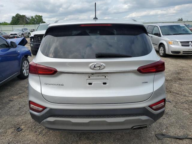 5NMS2CAD1KH028267 - 2019 HYUNDAI SANTA FE SE SILVER photo 6