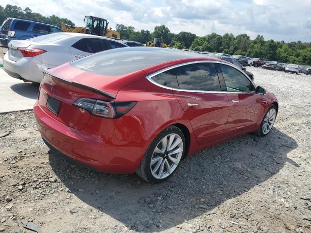 5YJ3E1EA5LF447841 - 2020 TESLA MODEL 3 RED photo 3