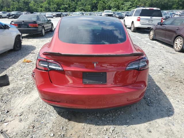 5YJ3E1EA5LF447841 - 2020 TESLA MODEL 3 RED photo 6