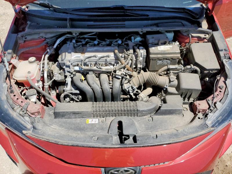 5YFEPMAEXMP184720 - 2021 TOYOTA COROLLA LE RED photo 11