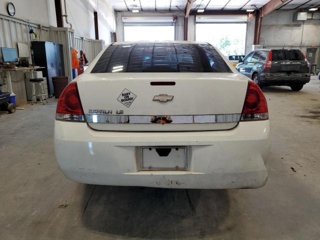 2G1WB58N689110112 - 2008 CHEVROLET IMPALA LS WHITE photo 6