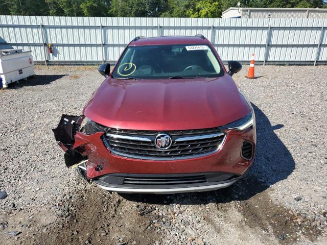 LRBFZNR40ND016023 - 2022 BUICK ENVISION ESSENCE BURGUNDY photo 5