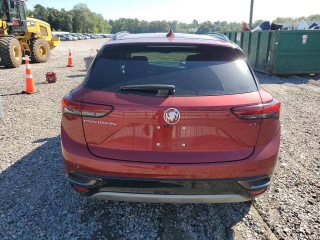 LRBFZNR40ND016023 - 2022 BUICK ENVISION ESSENCE BURGUNDY photo 6