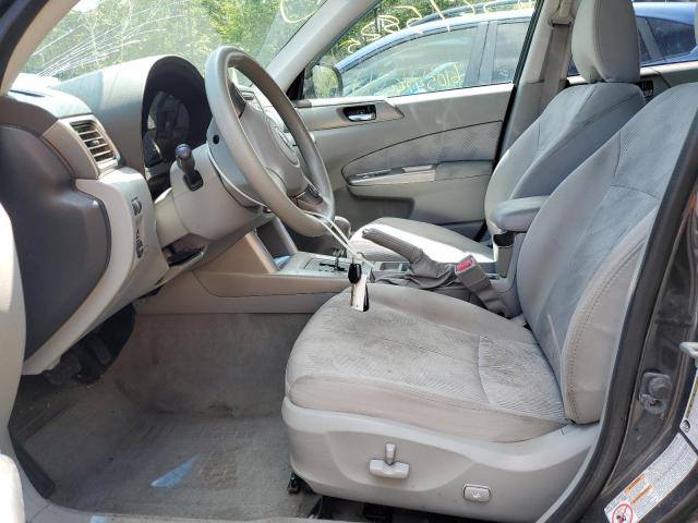 JF2SH6CC4AH909860 - 2010 SUBARU FORESTER 2.5X PREMIUM GRAY photo 7
