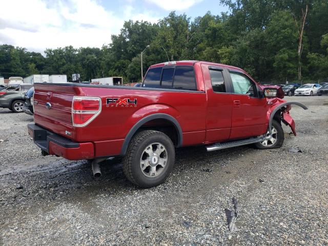 1FTFX1EVXAFC76801 - 2010 FORD F150 SUPER CAB RED photo 3