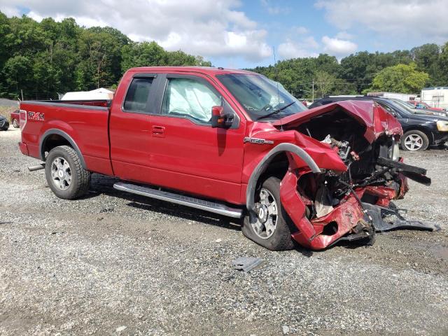 1FTFX1EVXAFC76801 - 2010 FORD F150 SUPER CAB RED photo 4